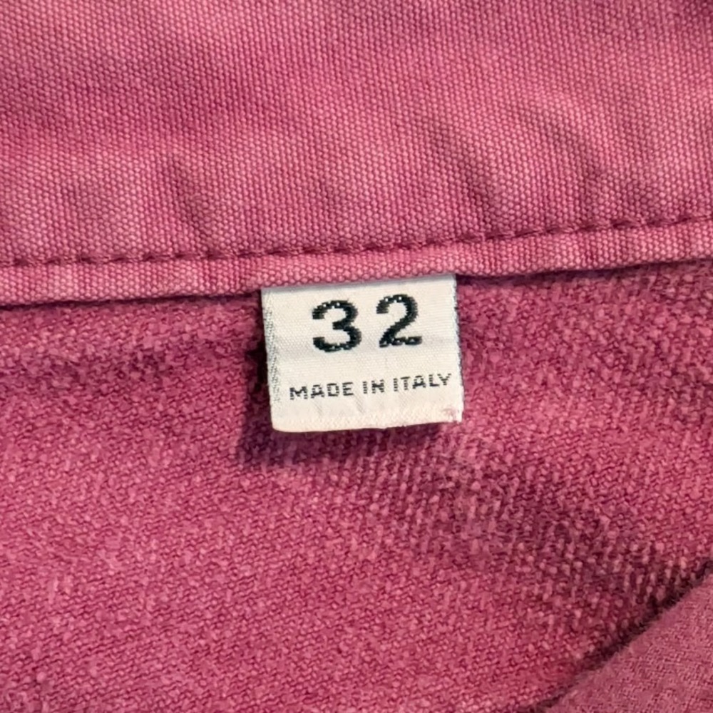 Vintage 90s High Waist Raspberry Pink Mom Jeans Tapered Leg 32 Italy Otto Kern - Picture 8 of 10
